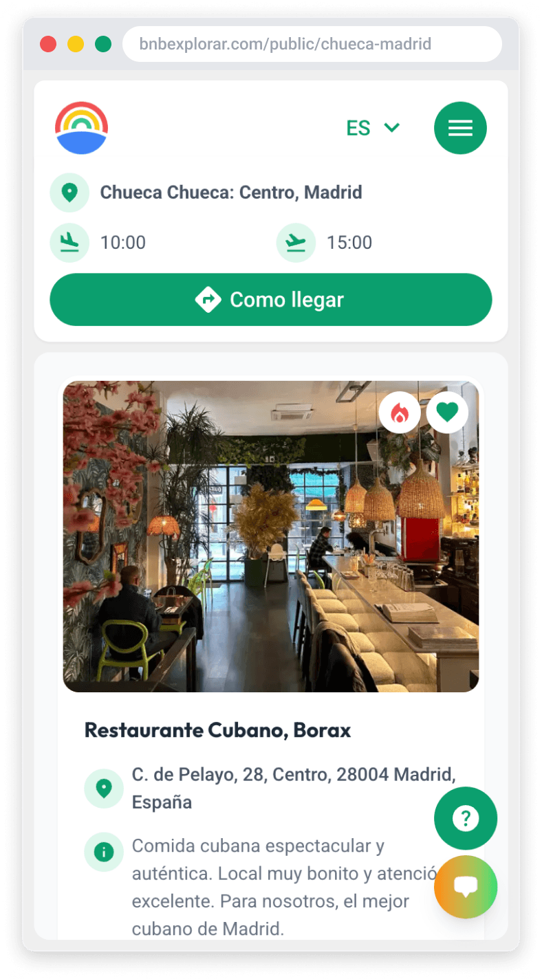 Recomendaciones destacadas de restaurantes y ocio cerca del alojamiento
